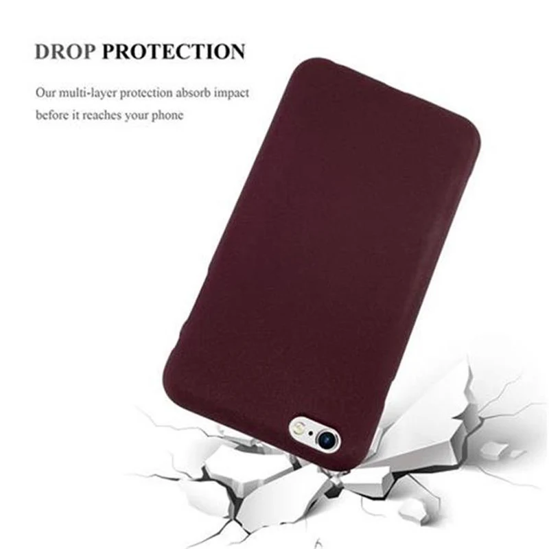 Cadorabo Hülle kompatibel mit Apple iPhone 6 / 6S Schutzhülle aus flexiblem TPU Silikon