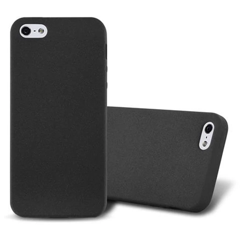 Cadorabo Hülle kompatibel mit Apple iPhone 5 / 5S / SE 2016 Schutzhülle aus flexiblem TPU Silikon