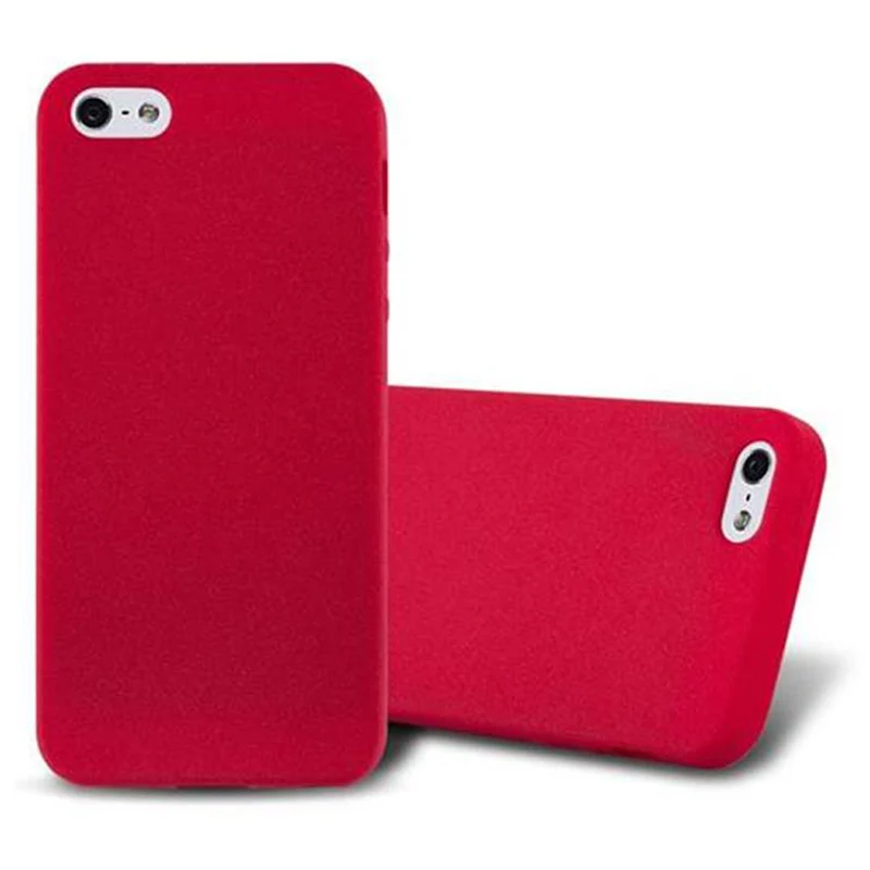 Cadorabo Hülle kompatibel mit Apple iPhone 5 / 5S / SE 2016 Schutzhülle aus flexiblem TPU Silikon