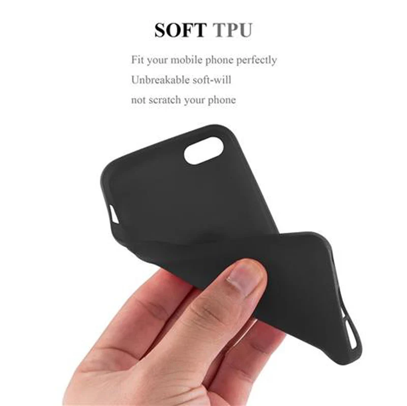 Cadorabo Hülle kompatibel mit Apple iPhone 5 / 5S / SE 2016 Schutzhülle aus flexiblem TPU Silikon