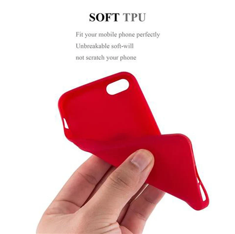 Cadorabo Hülle kompatibel mit Apple iPhone 5 / 5S / SE 2016 Schutzhülle aus flexiblem TPU Silikon