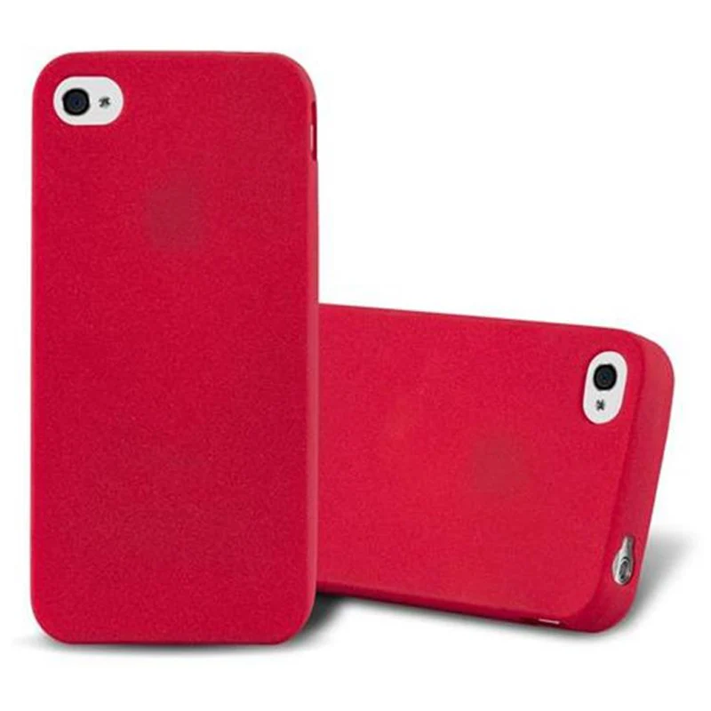 Cadorabo Hülle kompatibel mit Apple iPhone 4 / 4S Schutzhülle aus flexiblem TPU Silikon