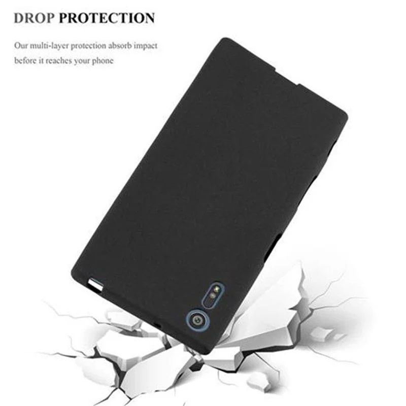 Cadorabo Hülle kompatibel mit Sony Xperia XZ / XZs Schutzhülle aus flexiblem TPU Silikon