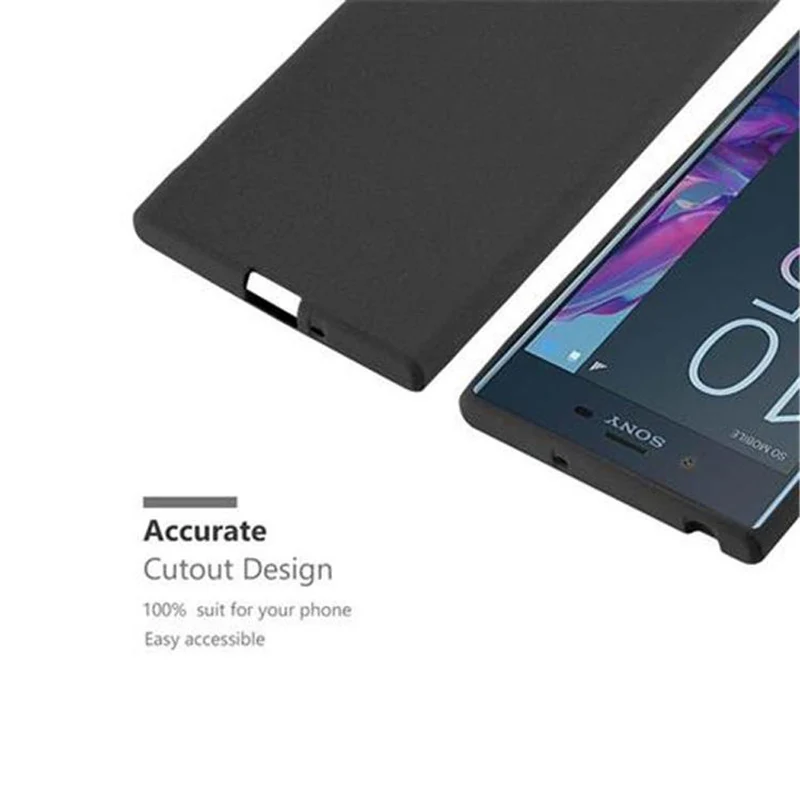Cadorabo Hülle kompatibel mit Sony Xperia XZ / XZs Schutzhülle aus flexiblem TPU Silikon