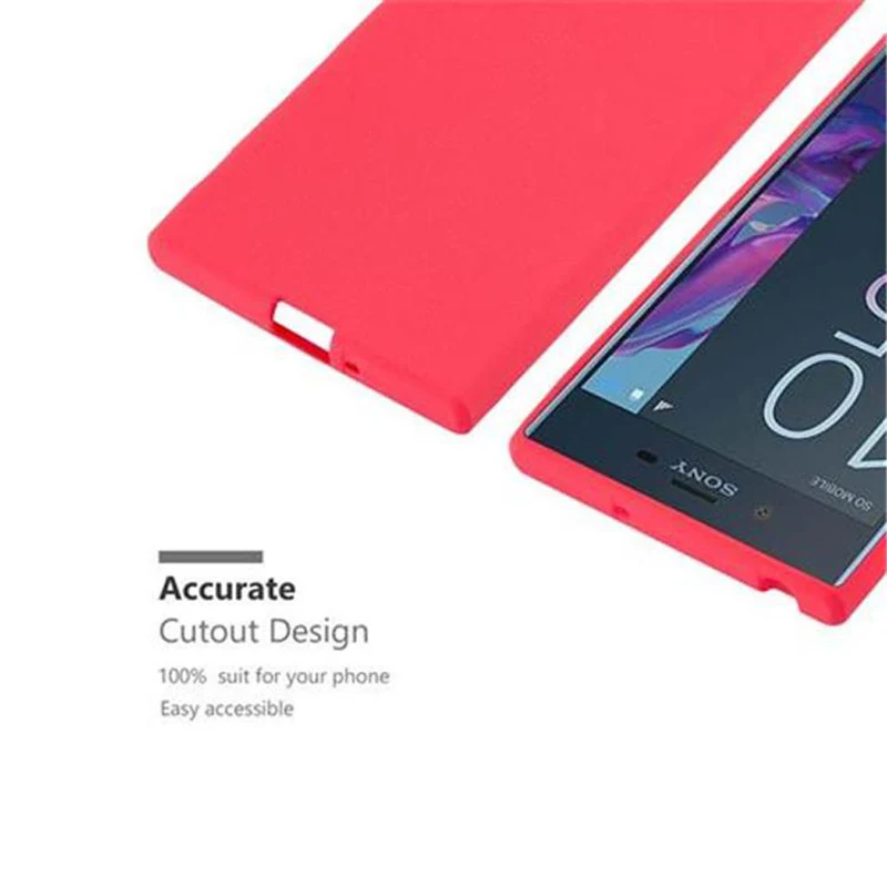 Cadorabo Hülle kompatibel mit Sony Xperia XZ / XZs Schutzhülle aus flexiblem TPU Silikon