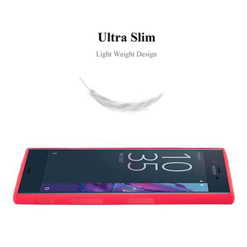 Cadorabo Hülle kompatibel mit Sony Xperia XZ / XZs Schutzhülle aus flexiblem TPU Silikon