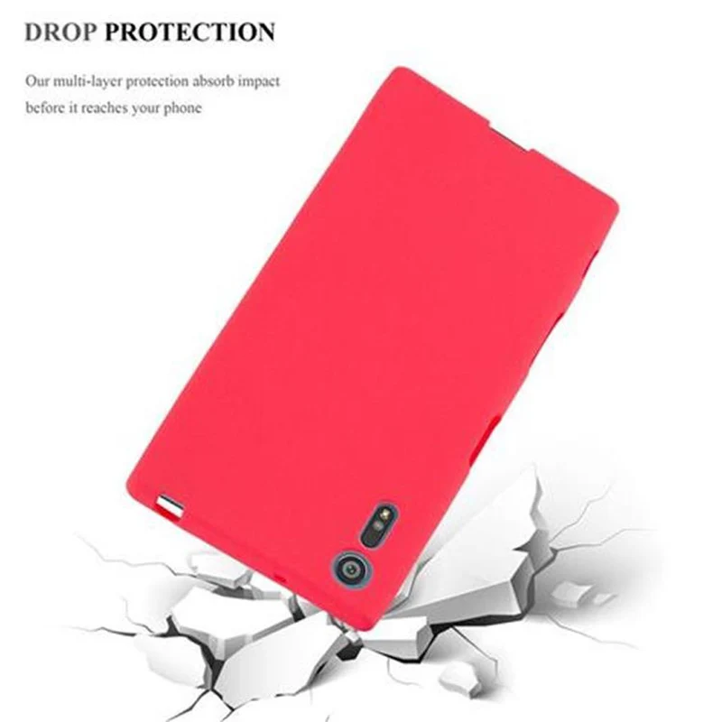 Cadorabo Hülle kompatibel mit Sony Xperia XZ / XZs Schutzhülle aus flexiblem TPU Silikon