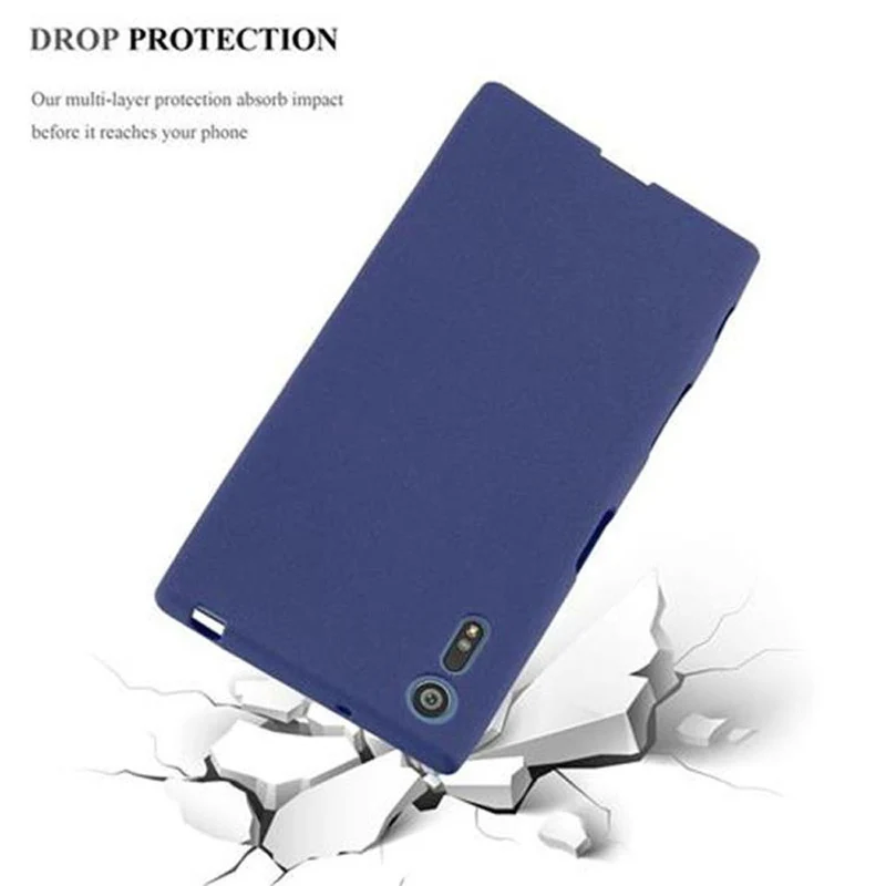 Cadorabo Hülle kompatibel mit Sony Xperia XZ / XZs Schutzhülle aus flexiblem TPU Silikon