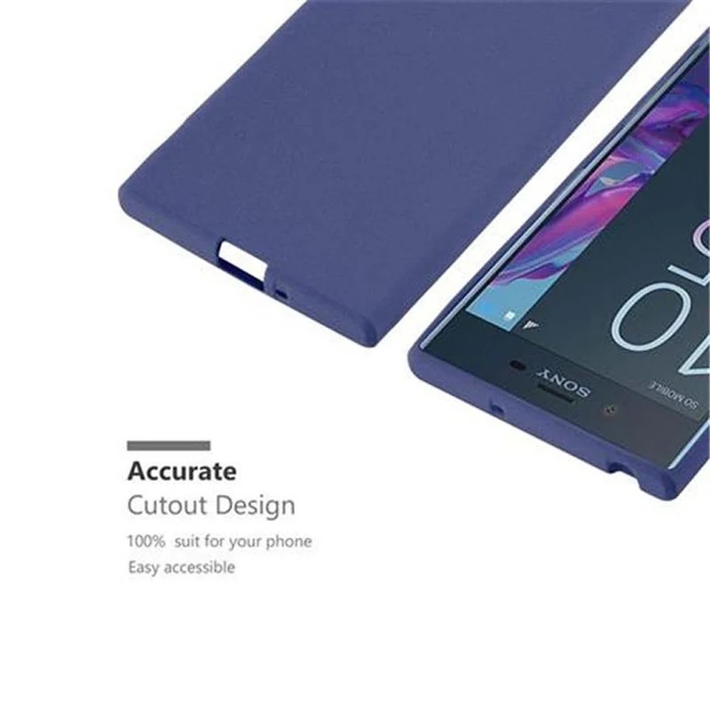 Cadorabo Hülle kompatibel mit Sony Xperia XZ / XZs Schutzhülle aus flexiblem TPU Silikon