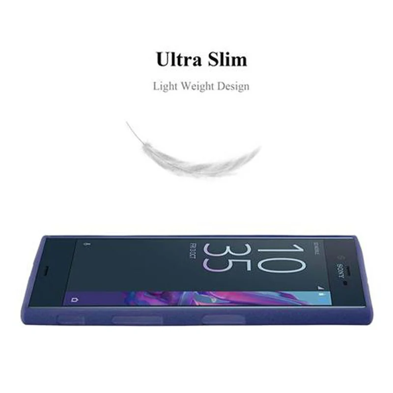 Cadorabo Hülle kompatibel mit Sony Xperia XZ / XZs Schutzhülle aus flexiblem TPU Silikon