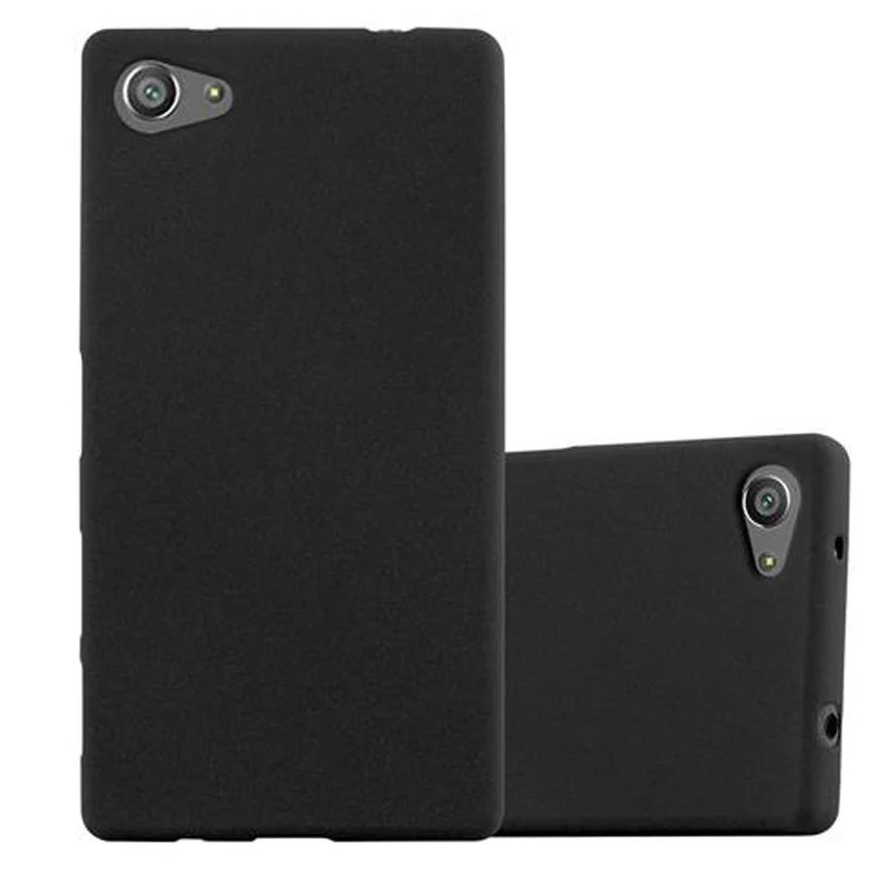 Cadorabo Hülle kompatibel mit Sony Xperia Z5 COMPACT Schutzhülle aus flexiblem TPU Silikon