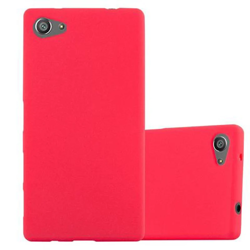 Cadorabo Hülle kompatibel mit Sony Xperia Z5 COMPACT Schutzhülle aus flexiblem TPU Silikon