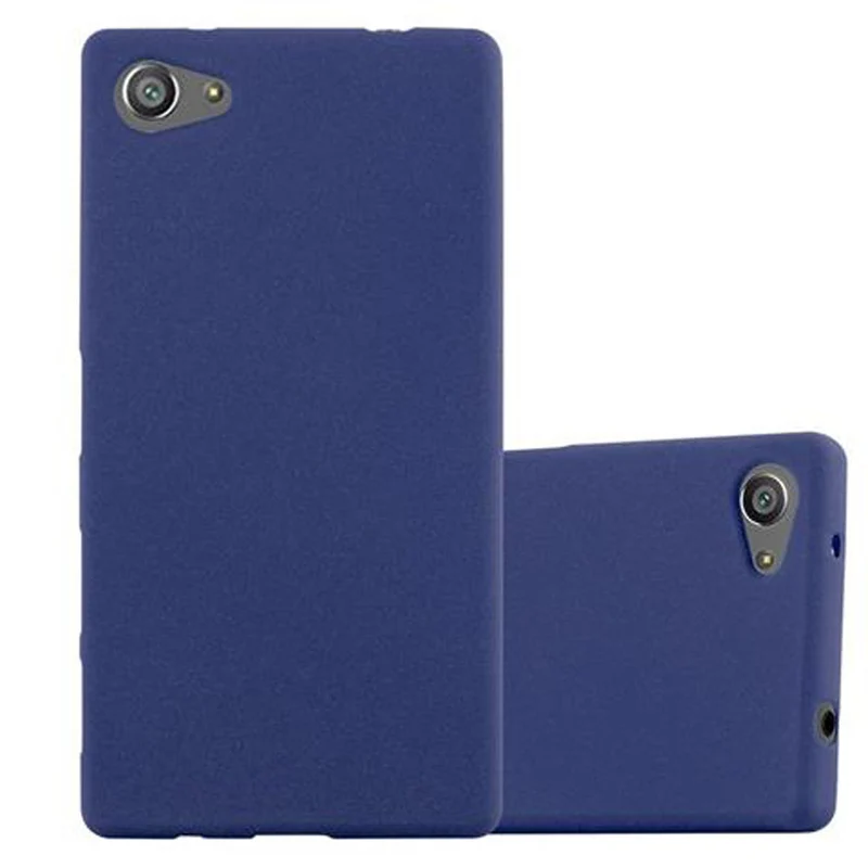 Cadorabo Hülle kompatibel mit Sony Xperia Z5 COMPACT Schutzhülle aus flexiblem TPU Silikon