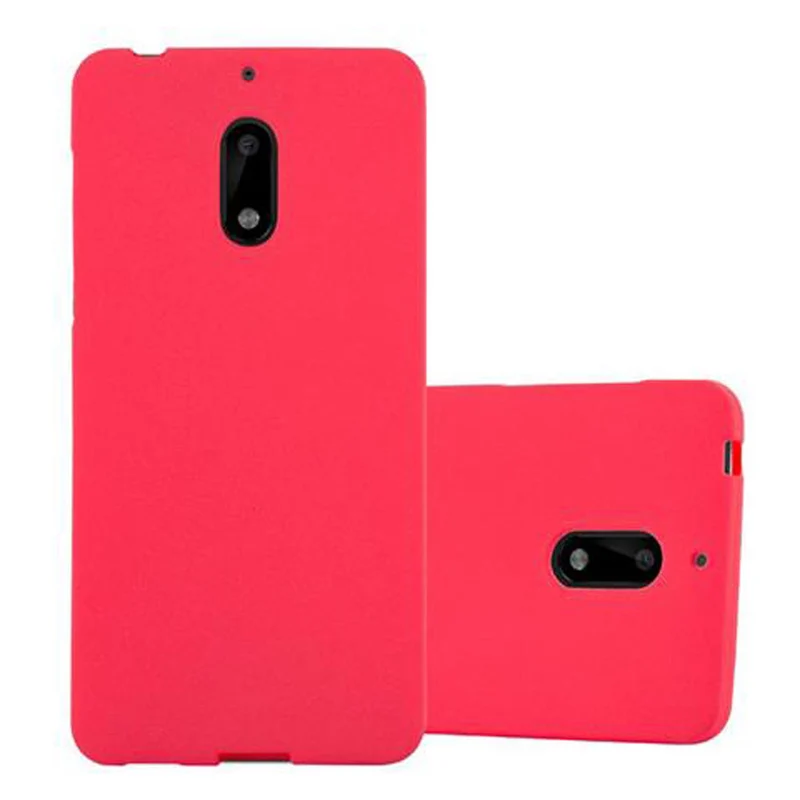 Cadorabo Hülle kompatibel mit Nokia 6 2017 Schutzhülle aus flexiblem TPU Silikon