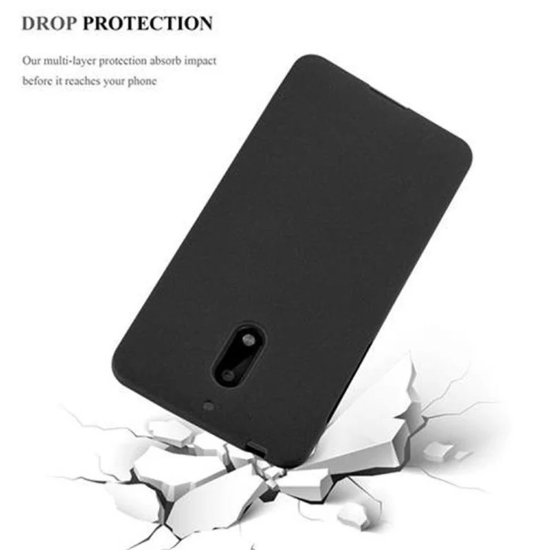 Cadorabo Hülle kompatibel mit Nokia 6 2017 Schutzhülle aus flexiblem TPU Silikon