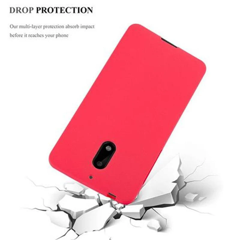 Cadorabo Hülle kompatibel mit Nokia 6 2017 Schutzhülle aus flexiblem TPU Silikon