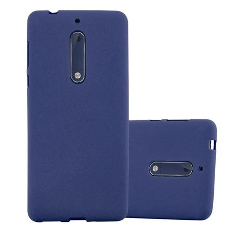 Cadorabo Hülle kompatibel mit Nokia 5 2017 Schutzhülle aus flexiblem TPU Silikon