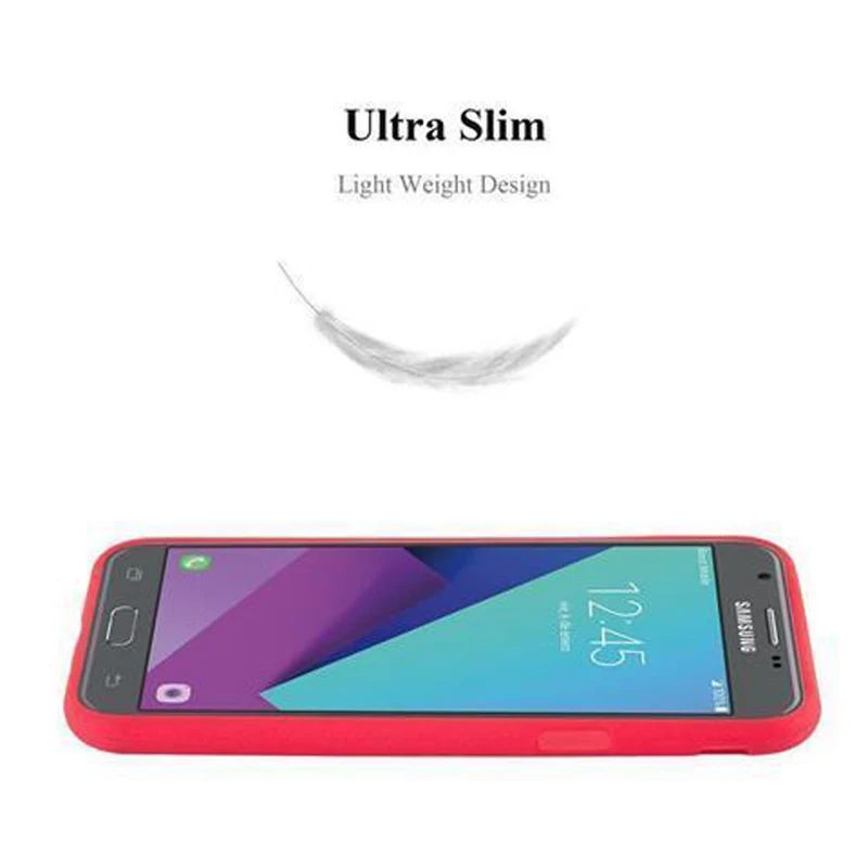 Cadorabo Hülle kompatibel mit Samsung Galaxy J7 2017 US Version Schutzhülle aus flexiblem TPU Silikon