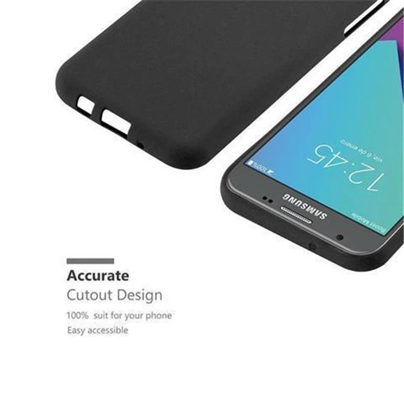 Cadorabo Hülle kompatibel mit Samsung Galaxy J5 2017 US Version Schutzhülle aus flexiblem TPU Silikon