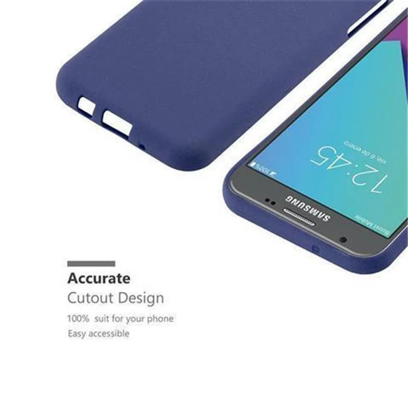 Cadorabo Hülle kompatibel mit Samsung Galaxy J5 2017 US Version Schutzhülle aus flexiblem TPU Silikon
