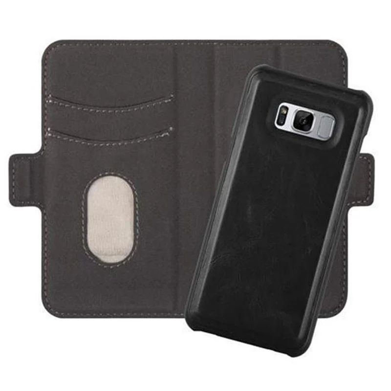 Cadorabo Hülle kompatibel mit Samsung Galaxy S8 PLUS Schutzhülle im 2-in-1 Design mit Standfunktion und Kartenfach