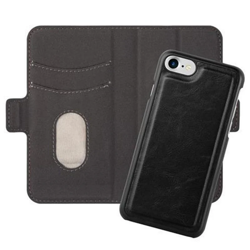 Cadorabo Hülle kompatibel mit Apple iPhone 7 / 7S / 8 / SE 2020 Schutzhülle im 2-in-1 Design mit Standfunktion und Kartenfach