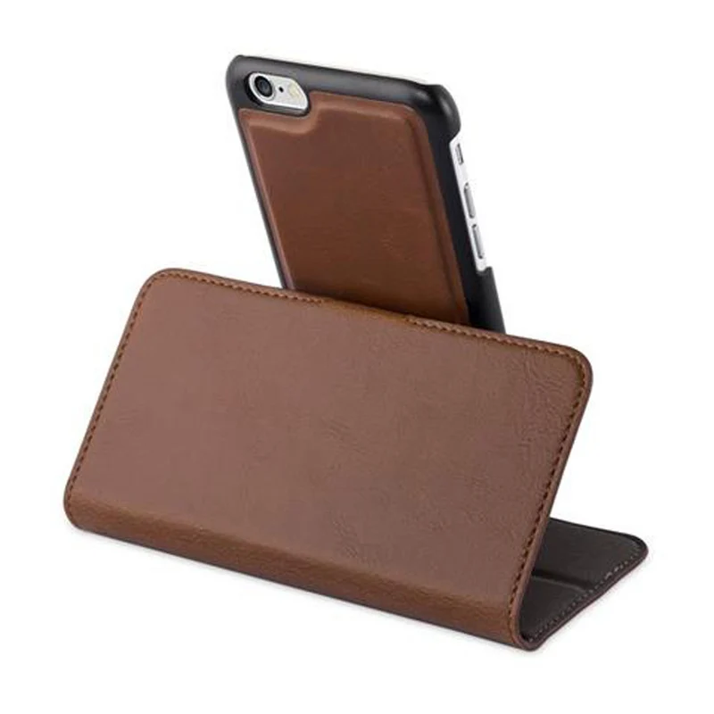 Cadorabo Hülle kompatibel mit Apple iPhone 6 / 6S Schutzhülle im 2-in-1 Design mit Standfunktion und Kartenfach