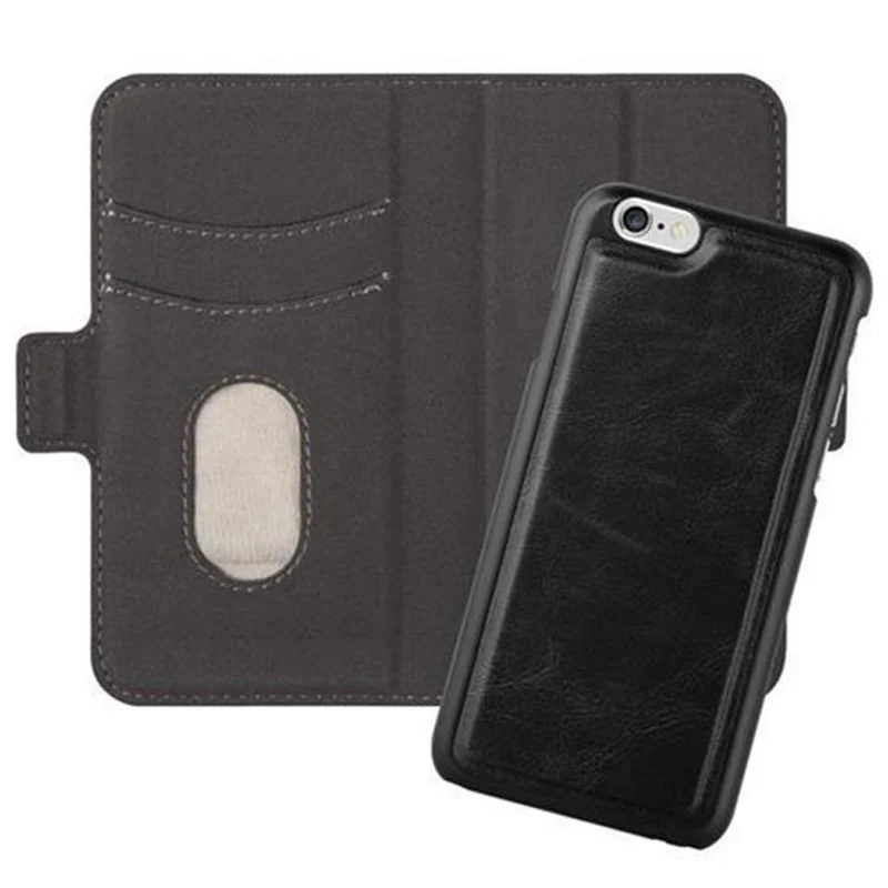 Cadorabo Hülle kompatibel mit Apple iPhone 6 / 6S Schutzhülle im 2-in-1 Design mit Standfunktion und Kartenfach