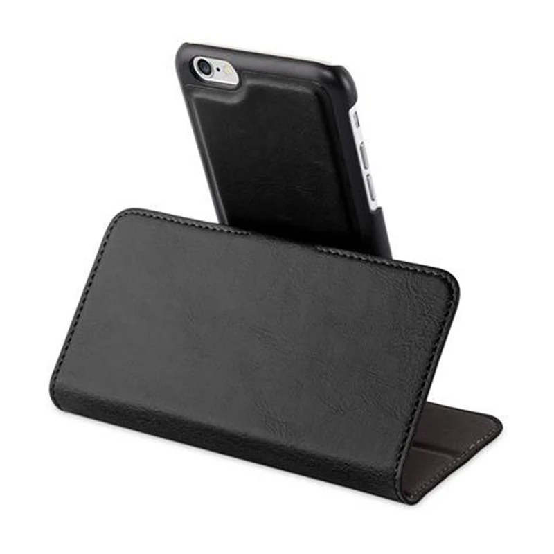 Cadorabo Hülle kompatibel mit Apple iPhone 6 / 6S Schutzhülle im 2-in-1 Design mit Standfunktion und Kartenfach
