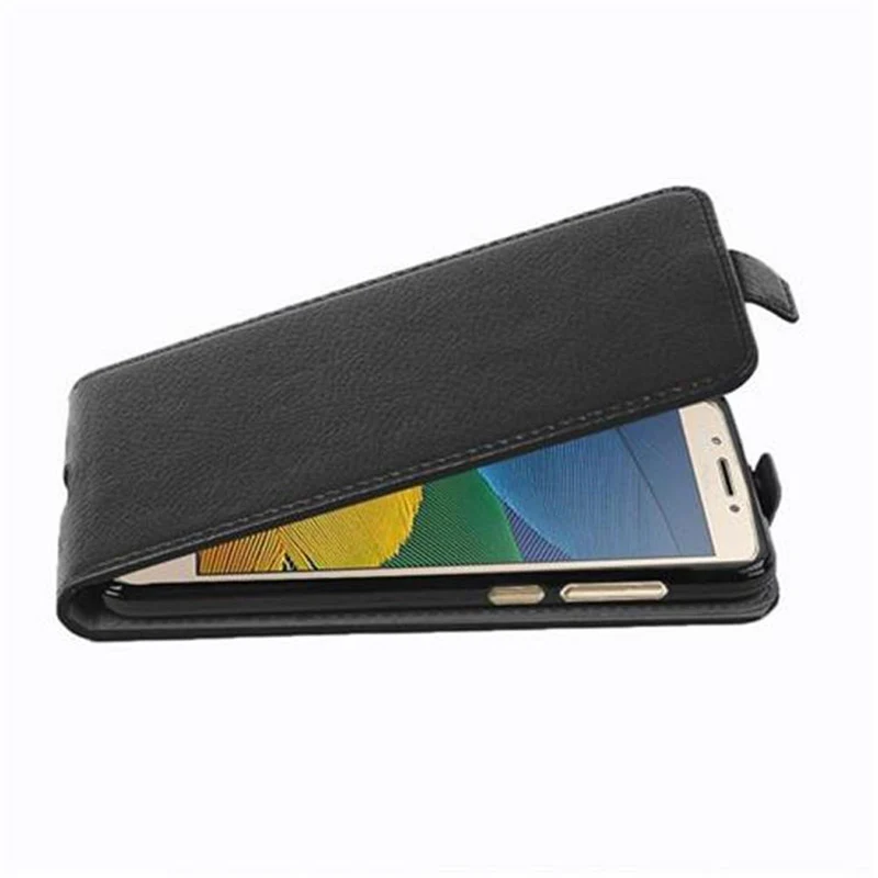Cadorabo Hülle kompatibel mit Motorola MOTO G5 Schutzhülle im Flip Design aus strukturiertem Kunstleder