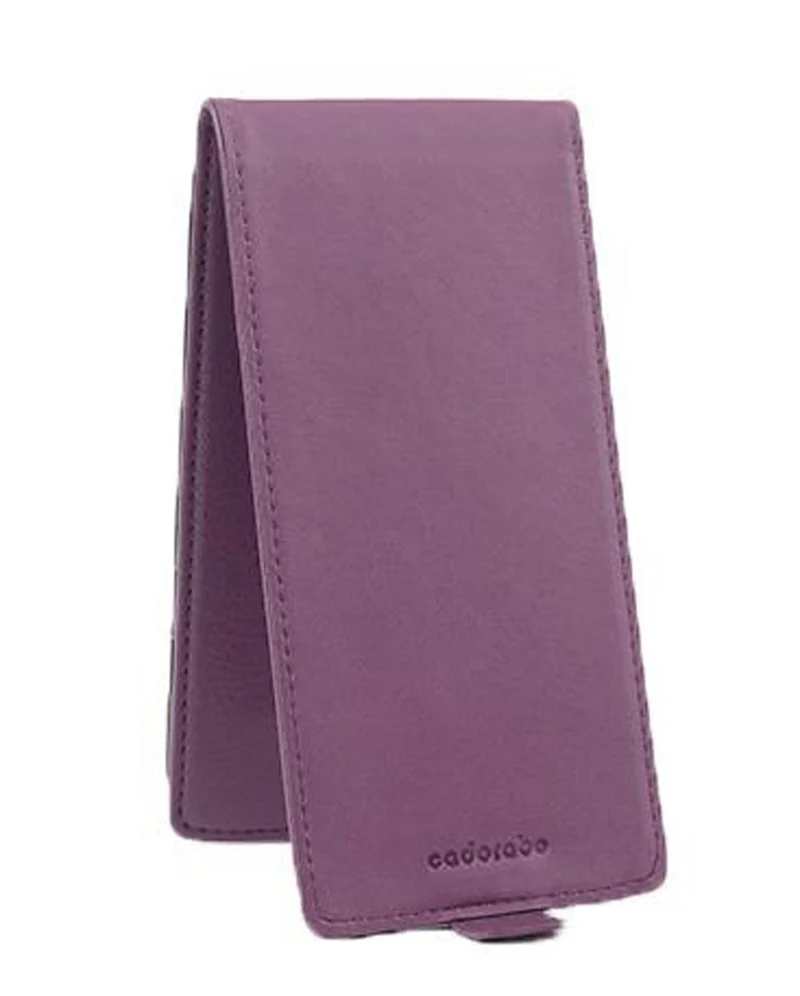 Cadorabo Hülle kompatibel mit Sony Xperia X Schutzhülle im Flip Design aus strukturiertem Kunstleder