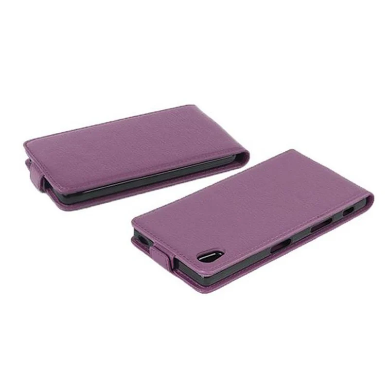 Cadorabo Hülle kompatibel mit Sony Xperia X Schutzhülle im Flip Design aus strukturiertem Kunstleder