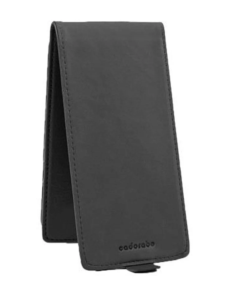 Cadorabo Hülle kompatibel mit Sony Xperia X Schutzhülle im Flip Design aus strukturiertem Kunstleder