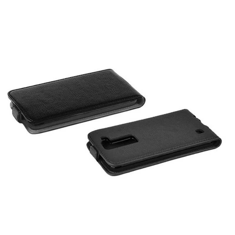 Cadorabo Hülle kompatibel mit LG K8 2016 Schutzhülle im Flip Design aus strukturiertem Kunstleder