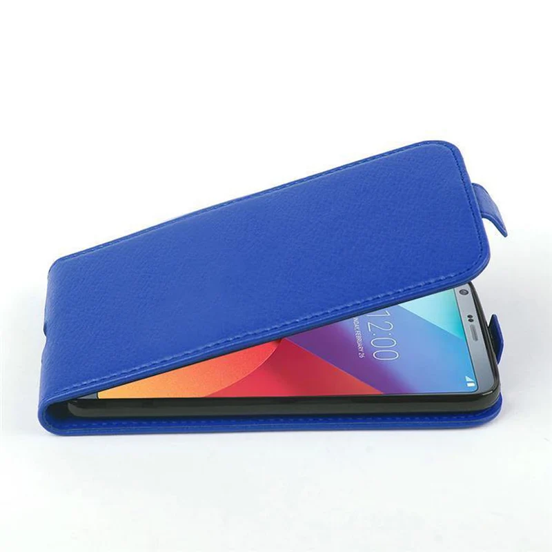 Cadorabo Hülle kompatibel mit LG G6 Schutzhülle im Flip Design aus strukturiertem Kunstleder