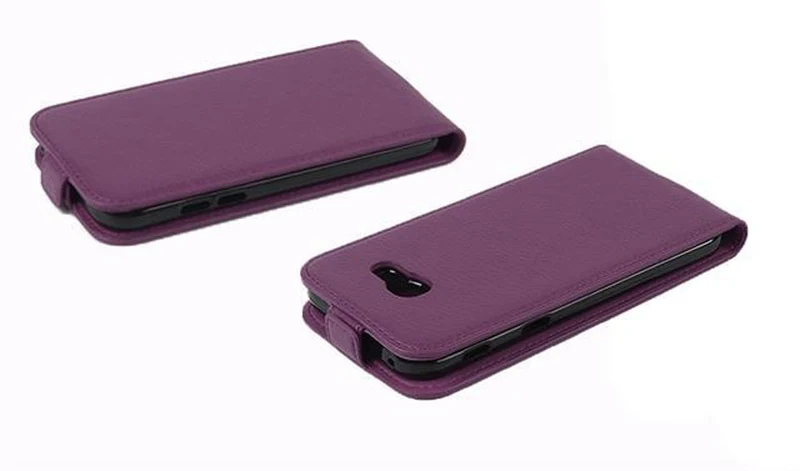 Cadorabo Hülle kompatibel mit Samsung Galaxy A3 2017 Schutzhülle im Flip Design aus strukturiertem Kunstleder