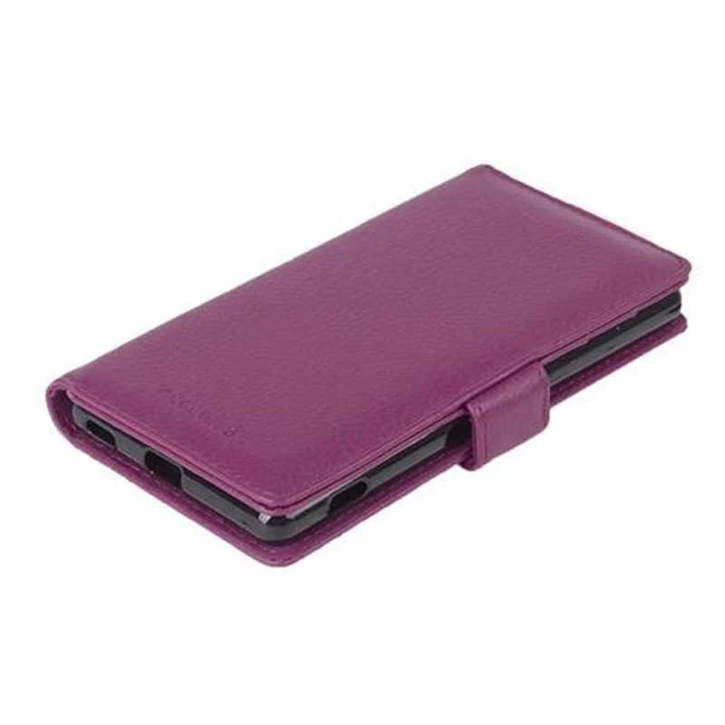 Cadorabo Hülle kompatibel mit Sony Xperia M5 Schutzhülle mit Magnetverschluss und 3 Kartenfächern