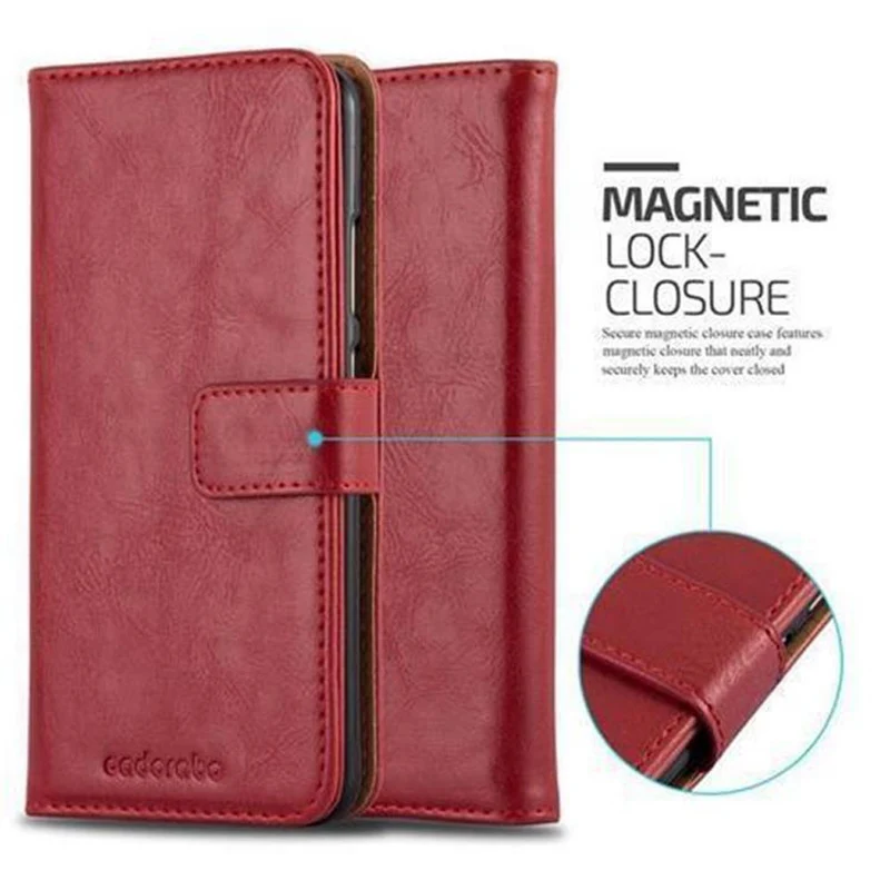 Cadorabo Hülle kompatibel mit Huawei P10 Schutzhülle mit Magnetverschluss, Standfunktion und Kartenfach