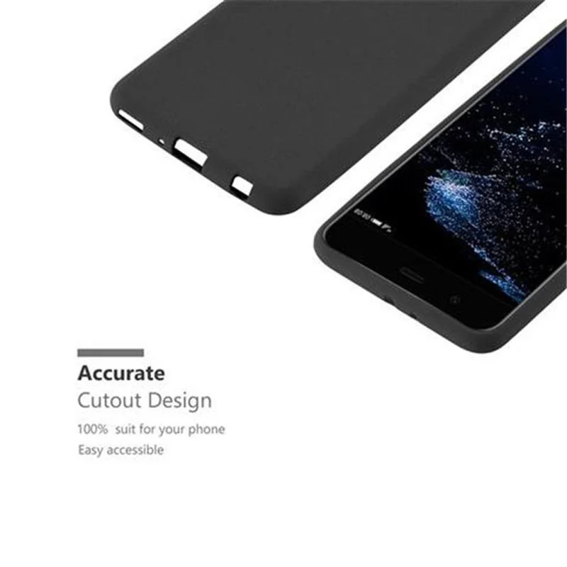 Cadorabo Hülle kompatibel mit Huawei P10 PLUS Schutzhülle aus flexiblem TPU Silikon