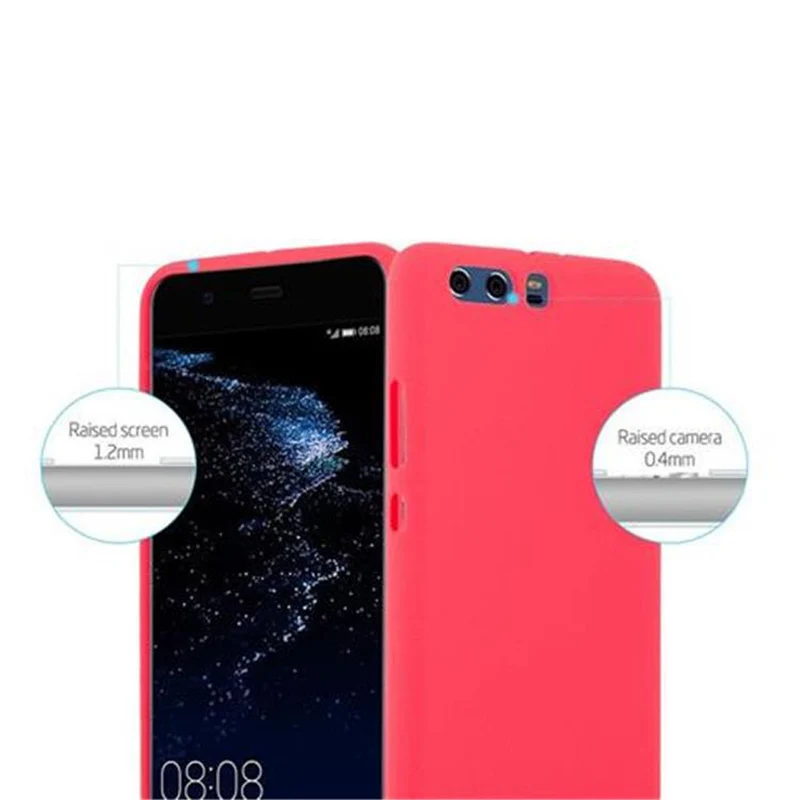 Cadorabo Hülle kompatibel mit Huawei P10 PLUS Schutzhülle aus flexiblem TPU Silikon