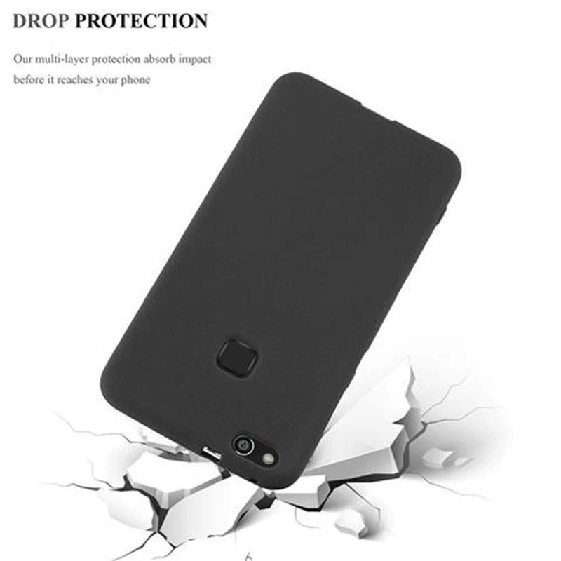 Cadorabo Hülle kompatibel mit Huawei P10 LITE Schutzhülle aus flexiblem TPU Silikon