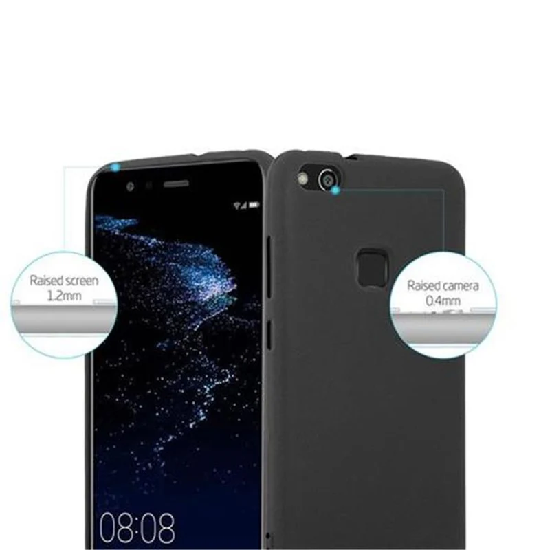 Cadorabo Hülle kompatibel mit Huawei P10 LITE Schutzhülle aus flexiblem TPU Silikon