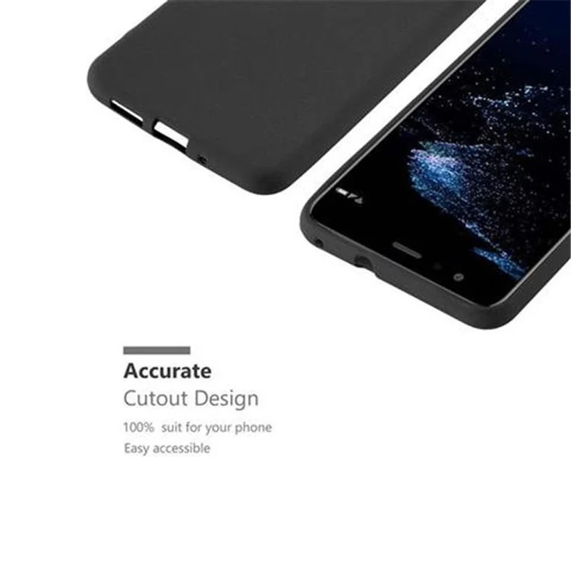 Cadorabo Hülle kompatibel mit Huawei P10 LITE Schutzhülle aus flexiblem TPU Silikon