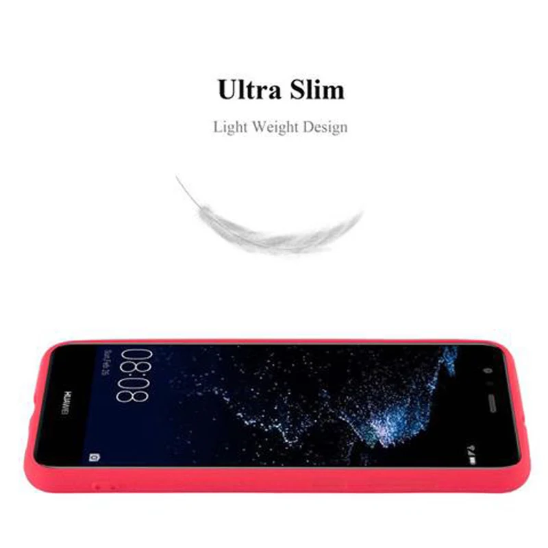Cadorabo Hülle kompatibel mit Huawei P10 LITE Schutzhülle aus flexiblem TPU Silikon