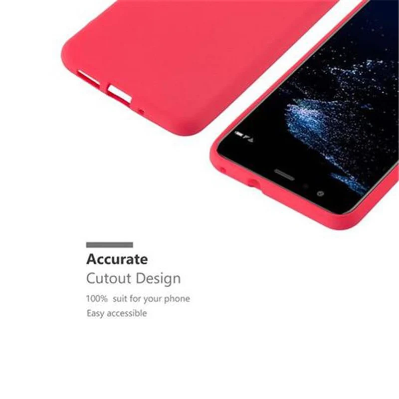 Cadorabo Hülle kompatibel mit Huawei P10 LITE Schutzhülle aus flexiblem TPU Silikon