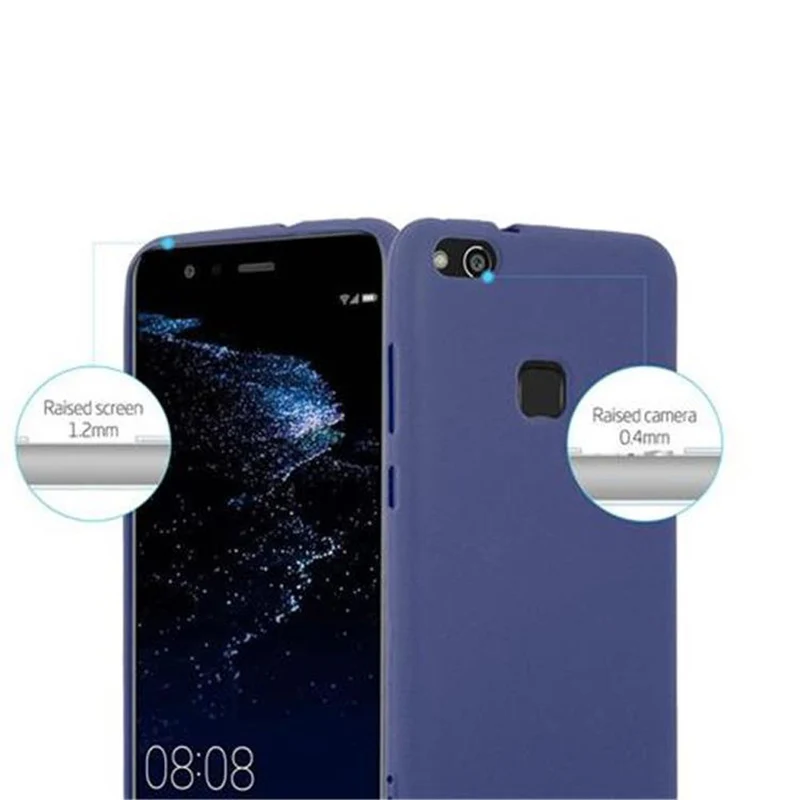 Cadorabo Hülle kompatibel mit Huawei P10 LITE Schutzhülle aus flexiblem TPU Silikon