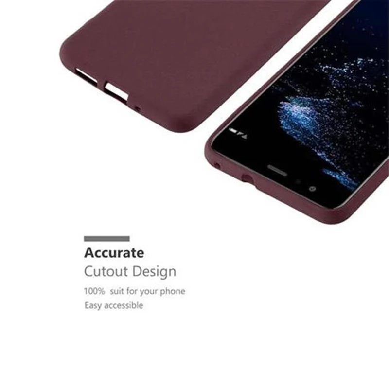 Cadorabo Hülle kompatibel mit Huawei P10 LITE Schutzhülle aus flexiblem TPU Silikon