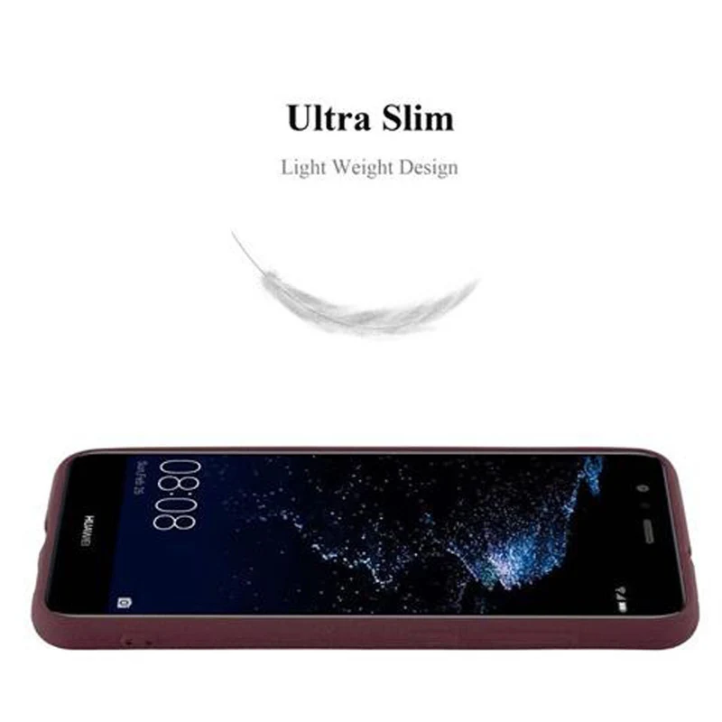 Cadorabo Hülle kompatibel mit Huawei P10 LITE Schutzhülle aus flexiblem TPU Silikon
