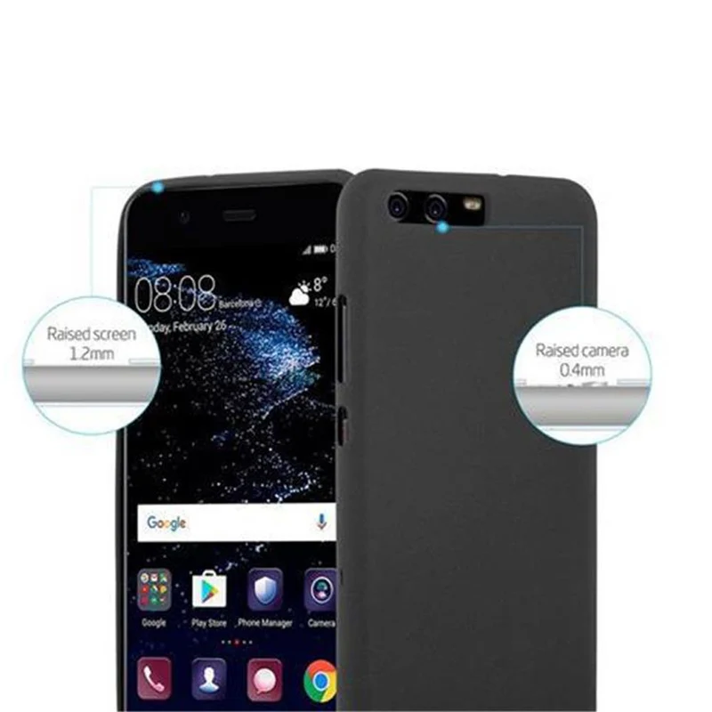 Cadorabo Hülle kompatibel mit Huawei P10 Schutzhülle aus flexiblem TPU Silikon