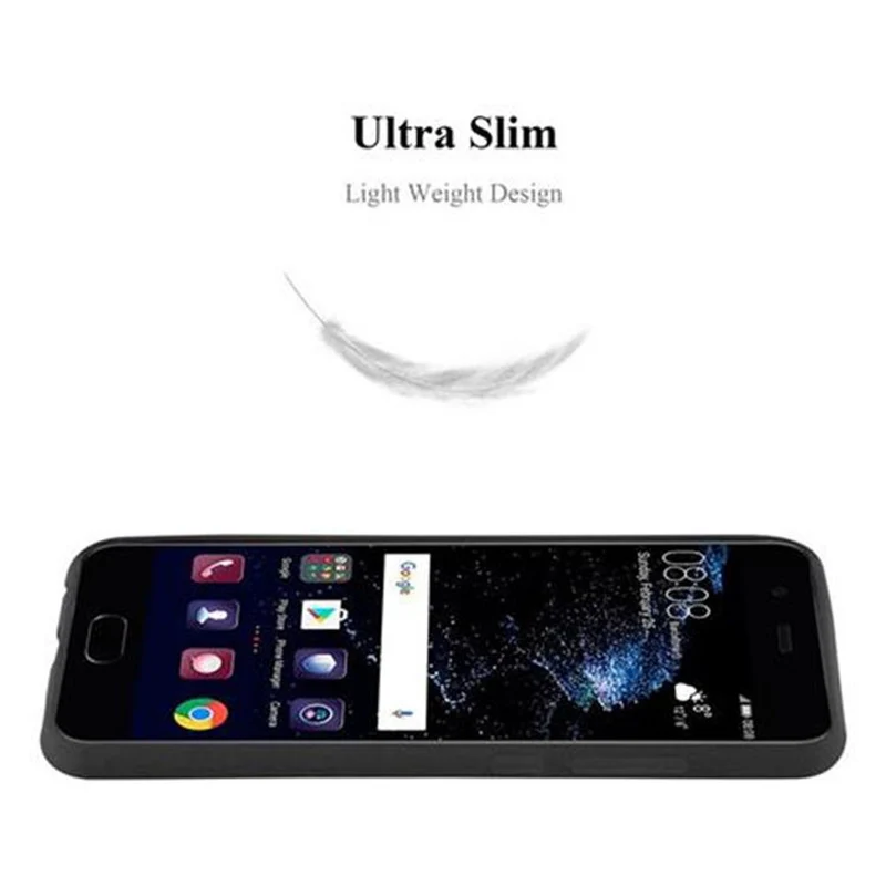 Cadorabo Hülle kompatibel mit Huawei P10 Schutzhülle aus flexiblem TPU Silikon